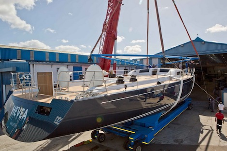 Image for article Southern Wind Shipyard launches 31.4m 'Hevea'